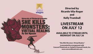 University of Pittsburgh Stages Presents SHE KILLS MONSTERS: VIRTUAL REALMS 