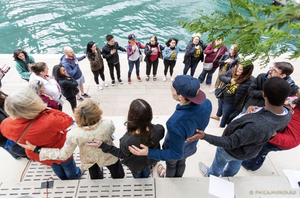 Music On The Rebound and ICE Host The World Wide Heart Chant By Pauline Oliveros  Image