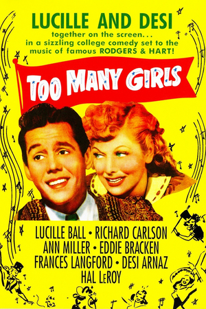 Streaming Review: TOO MANY GIRLS – The 1940 Film is a Fun Frolic  Image