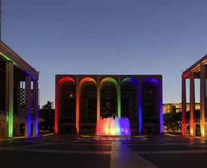 Lincoln Center Honors Pride With Light Installation on Iconic Plaza and Fountain Image