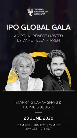Helen Mirren Will Host Israel Philharmonic Orchestra's Virtual Global Gala 