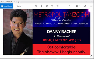 Review: Danny Bacher IN THE HOUSE On MetropolitanZoom Is In The Pocket  Image