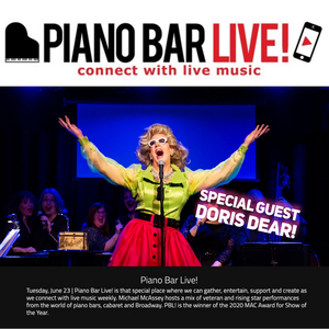 Doris Dear Joins PIANO BAR LIVE! CELEBRATING THE ART OF DRAG  Image