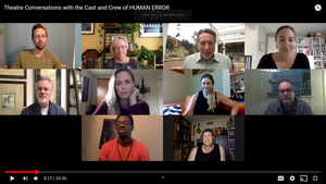 VIDEO: North Coast Repertory Theatre Presents Theatre Conversations with the Cast and Crew of HUMAN ERROR 