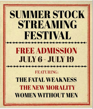Mint Theater Company to Present SUMMER STOCK STREAMING FESTIVAL Image