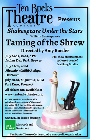 Ten Bucks Theatre Will Present an Outdoor Production of THE TAMING OF THE SHREW Image