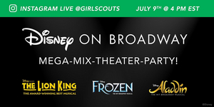 Girl Scouts Team Up With Disney on Broadway For Theater Workshop, MEGA-MIX-THEATER-PARTY 