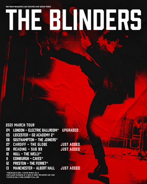 The Blinders Announce Rescheduled Tour Dates for March 2021 