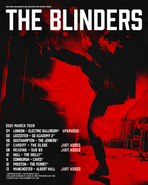 The Blinders Announce Rescheduled Tour Dates for March 2021 Image
