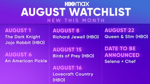 HBO Max Shares August 2020 Highlights Image