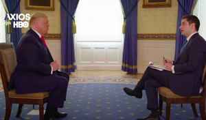 AXIOS to Air Exclusive Interview with President Trump  Image