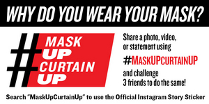 Katrina Lenk, Cyndi Lauper and More Join MASK UP CURTAIN UP Social Media Campaign 