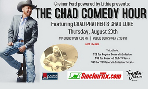 The Casper Events Center Presents THE CHAD COMEDY HOUR 
