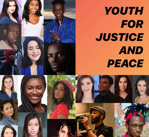 Tune in to YOUTH FOR JUSTICE AND PEACE Virtual Showcase Image