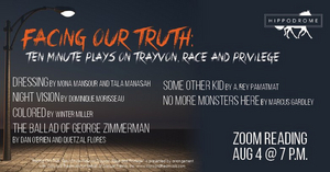 Hippodrome State Theatre Will Present FACING OUR TRUTH: TEN MINUTE PLAYS ON TRAYVON, RACE AND PRIVILEGE 