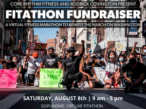 Rodrick Covington's Core Rhythm Fitness is Hosting a Virtual Fundraiser to Benefit the Black Lives Matter Movement Image