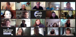 Gaelen Gilliland Chats With Moonlit Wings' Young Cast Of THE SHOW MUST GO ONLINE  Image