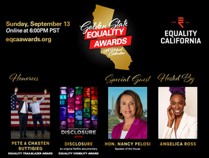 Golden State Equality Awards To Honor Pete & Chasten Buttigieg and Netflix Documentary DISCLOSURE 