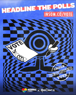 Insomniac Events Partners with Headcount to Promote Voter Registration 