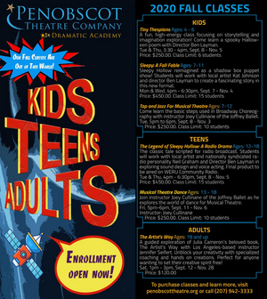 Penobscot Theatre Company Announces Fall Dramatic Academy Classes Image