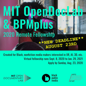 Black Public Media Announces Deadline Extension for 2020 MIT OpenDocLab and BPMplus Fellowship Image