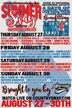 Country Sway's Summer Sway Streamathon Launches This Week Image