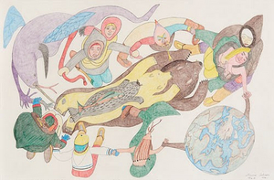 This is the Final Week to View 'Shuvinai Ashoona: Mapping Worlds and Lineages and landbases' Image