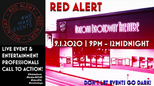 Arizona Broadway Theatre Goes Red as Part of National Call-to-Action to Save the Live Event Industry 