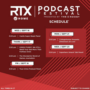 RTX at Home Podcast Festival Presented by The Roost  Image