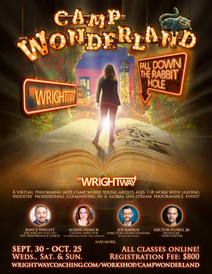 The Wright Way Coaching Announces Camp Wonderland - A Kids Broadway Fall Intensive 