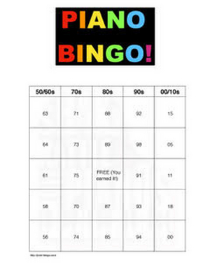 Shake Rattle & Roll Pianos Continues PIANO BINGO, NAME THAT TUNE and More 