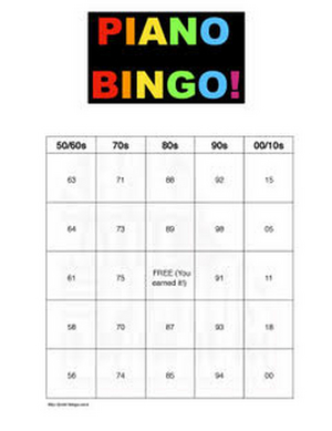 Shake Rattle & Roll Pianos Continues PIANO BINGO, NAME THAT TUNE and More Image