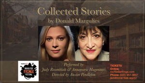 Austin Pendleton Directs COLLECTED STORIES Starring Judy Rosenblatt and Annemarie Hagenaars 