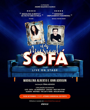 Madalena Alberto and John Addison to Star in Portugal in UM MUSICAL NO SOFÁ Image
