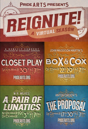 PrideArts Announces Four-Show Virtual Fall Season, REIGNITE! Image
