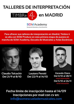 Timbre4 se une a SOM Academy para nuevos talleres de interpretación Image