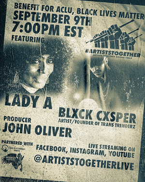 Lady A and Blxck Cxsper to Appear On Artists Together Round Table Live Stream 