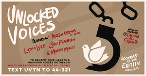 Unlocked Voices Announces First In A Series Of Livestream Fundraiser Events Image