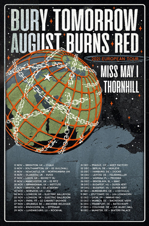 August Burns Red Announce Fall 2021 European Tour  Image