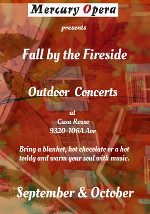Mercury Opera Announces Fall By The Fireside Series 