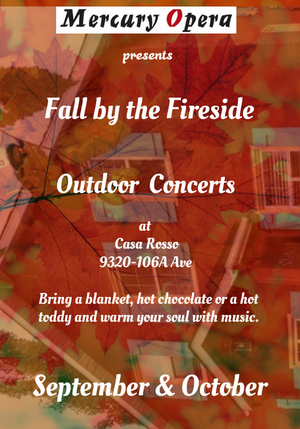 Mercury Opera Announces Fall By The Fireside Series Image