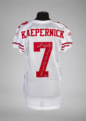 Colin Kaepernick's Rookie NFL Debut 49ers Jersey Heads to Julien's Auctions Dec. 4  Image