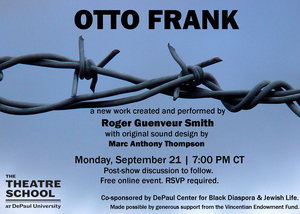 Roger Guenveur Smith Returns to the Stage Virtually With OTTO FRANK Image