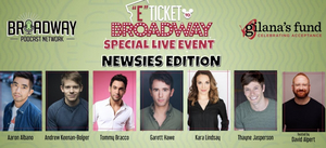 Original Cast Members of NEWSIES Will Reunite on E-TICKET TO BROADWAY Podcast Image
