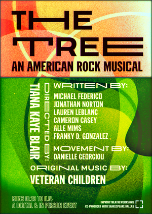 IMPRINT Theatreworks Announces THE TREE - AN AMERICAN ROCK MUSICAL in Collaboration with Shakespeare Dallas 