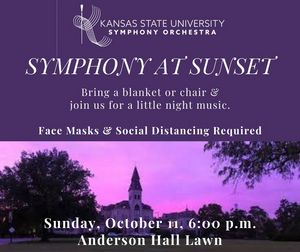 K-State Orchestra Presents SYMPHONY AT SUNSET Concert  Image