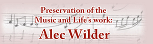 35th Annual FRIENDS OF ALEC WILDER Concert Goes Digital 