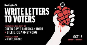Stark Sands, John Gallagher Jr. and More From AMERICAN IDIOT Team Up with Swing Left for Final Letter Writing Party 