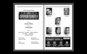 Stanley Martin's Mixed Messages to Premiere Short Filmed Version of OPPORTUNITY With the Original Cast 