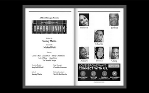 Stanley Martin's Mixed Messages to Premiere Short Filmed Version of OPPORTUNITY With the Original Cast Image